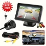 Дисплей 4,3 LCD със стойка и камера за задно виждане, снимка 2
