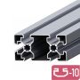 ОЛЕКОТЕН Конструктивен алуминиев профил 45х90 слот 10 Т-Образен