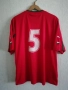 България #5 Георги Марков мачов гостуващ червен оригинален екип 2000/2001 Puma тениска фланелка, снимка 2