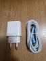 Чисто нов комплект за бързо зареждане, включващ стенен адаптер и USB-C към Lightning кабел, снимка 1