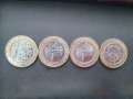 4 възпоменателни монети по 2 паунда, снимка 2