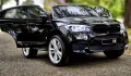 Двуместен джип Лицензиран BMW X6M 12V C MP3 с меки гуми с 2 Кожена седалка за 2 деца, снимка 3