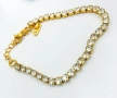 Tennis Crystal Bracelet 💎 | златиста гривна, снимка 2