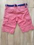 S Oliver Карго Шорти W29 Коралово Розово/червено Combat Карго Джобове, снимка 3