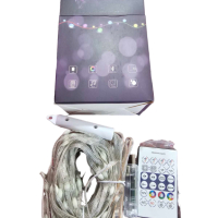 Многоцветни лампички с флашка, дистанционно и приложение за телефона, снимка 2 - Друга електроника - 44961553