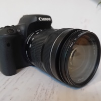 Canon EOS 760D с обектив, снимка 1 - Фотоапарати - 44968291