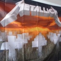 Metallica знаме флаг Master of puppets хеви метъл Господаря на куклите, снимка 2 - Декорация за дома - 45307758