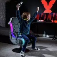 Игрален стол X-Rocker Junior
2.1 Audio  Gaming chair  LED , снимка 3 - Други - 45437531
