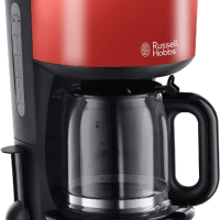 Кафе машина Russell Hobbs Colours Plus , Flame Red , Coffee Maker-30% , снимка 1 - Кафемашини - 44988658