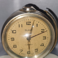 Настолен часовник будилник Слава Глобус Ракета , снимка 4 - Антикварни и старинни предмети - 44942054