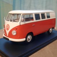 1960 Volkswagen Type 2 Bus T1 1:24 Whitebox/Hachette Diecast Колекционерски модел количка, снимка 4 - Колекции - 45092258