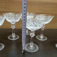Кристални чаши , снимка 6 - Антикварни и старинни предмети - 46017488