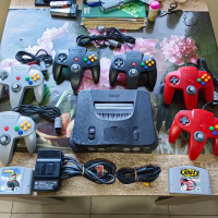 Nintendo 64 пълен комплект с възможно за много игри, снимка 1 - Nintendo конзоли - 44958219