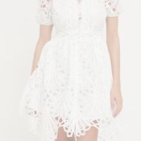 Бяла рокля, дантела от Answear Lab, снимка 1 - Рокли - 45266483