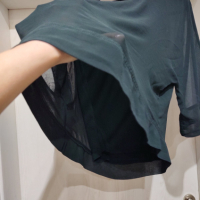 Нова блуза Zara с прозрачни ръкави , снимка 2 - Тениски - 45026309