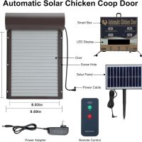 Автоматична врата за кокошарник Cunliwaa- напълно автономна!, снимка 9 - Кокошки и пуйки - 45535664