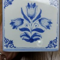 Касичка Delft Blue Delfino, Holland. Размери 10/10/10 см. , снимка 7 - Декорация за дома - 45091203