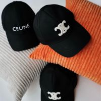 Celine черна шапка , снимка 5 - Шапки - 46049314