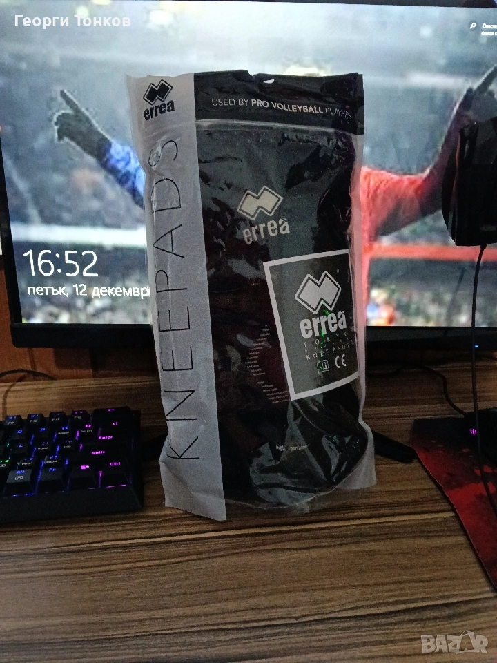 Продавам волейболни наколенки Errea Tokyo Evolution!, снимка 1