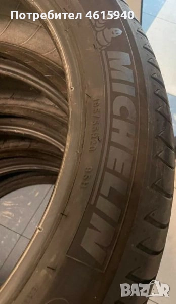 195/55/20 4бр. гуми DOT 3717 6,5мм грайфер мишелин michelin примаси primacy3 , снимка 1
