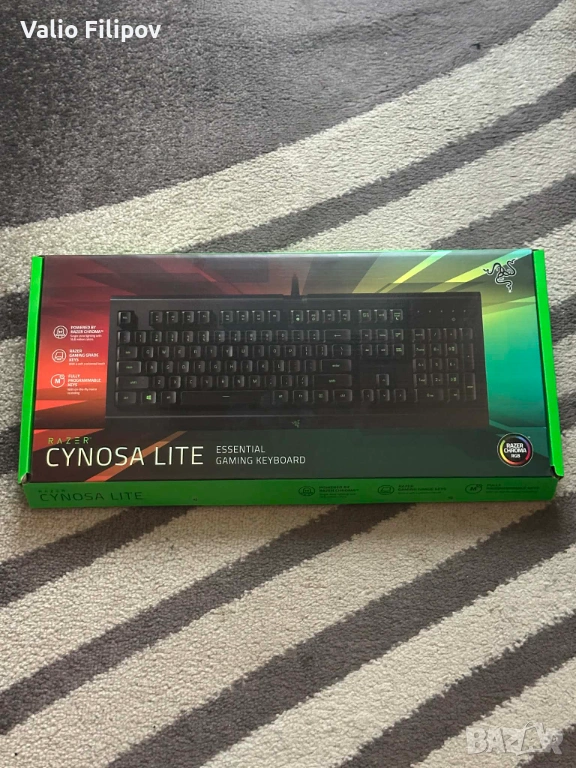 Геймърска клавиатура Razer Cynosa Lite - Като НОВА / Неизползвана, снимка 1