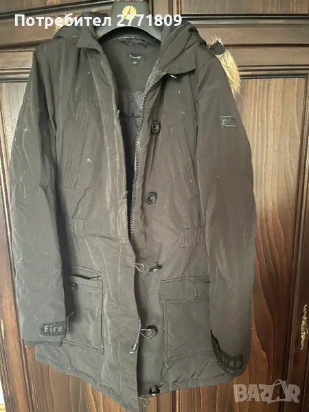 Дамско яке - естествен пух - Firetrap, снимка 1