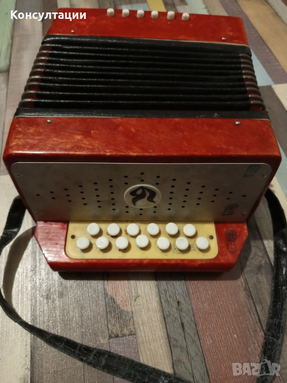 Стар ретро детски акордеон от соца, снимка 1