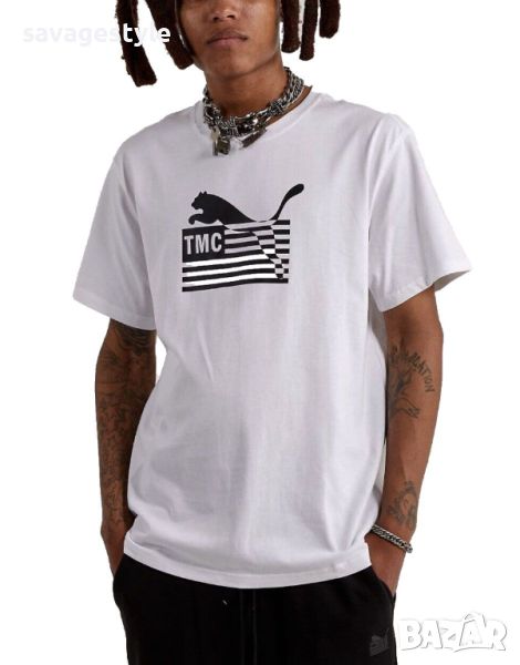 Мъжка тениска PUMA x TMC Everyday Hussle Graphic Tee White, снимка 1