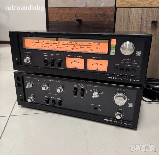 🔊Ретро сет усилвател UHER VG 850 + FM тунер UHER EG 750 - Made in Japan🔊, снимка 1