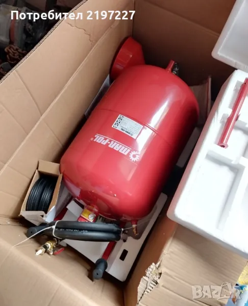 Пясъкоструене,балон 76литра, снимка 1