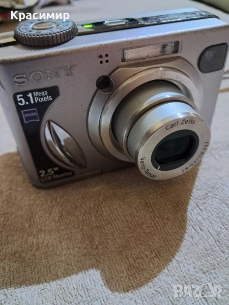 Фотоапарат Sony cyber shot DSC-W5, 5 Mp, снимка 1