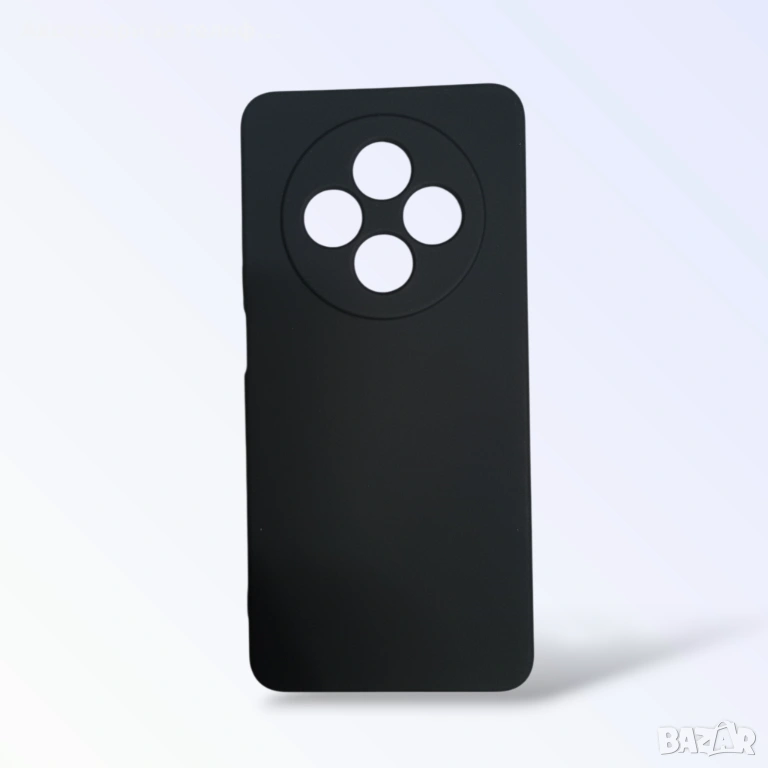 Oppo reno 12 FS Черен силиконов гръб кейс, снимка 1