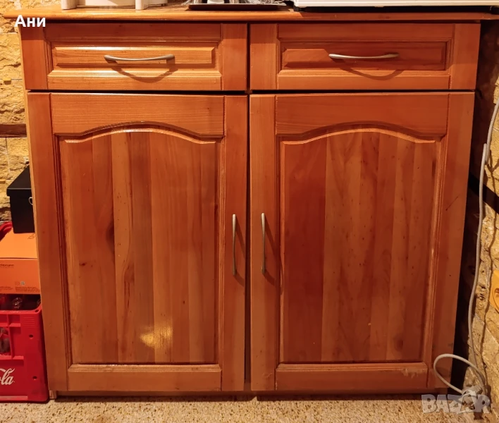 Кухненски Шкаф бюфет Масив Череша, снимка 1
