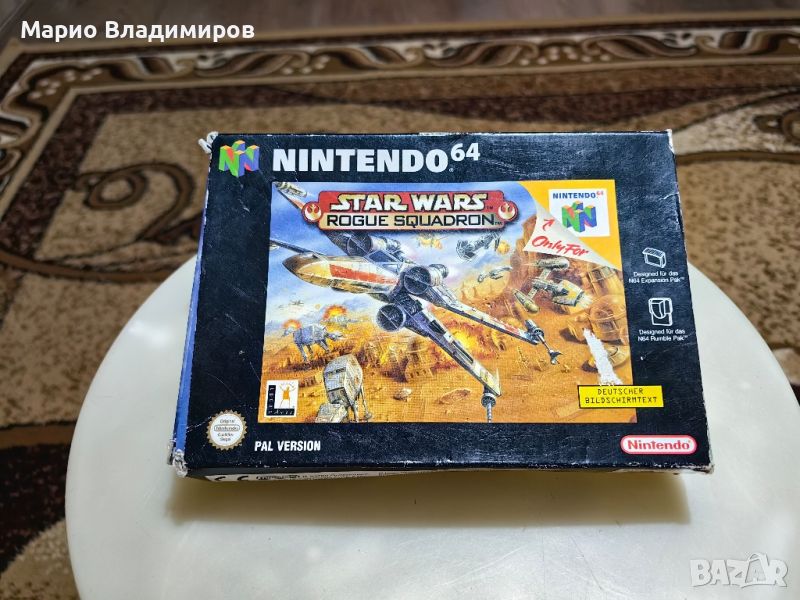 Nintendo 64, Star wars rogue squadron, кутия , снимка 1