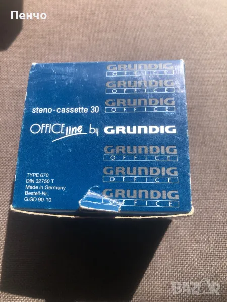 опаковка Steno - cassette 30 "GRUNDIG" - Made in Germany, снимка 1