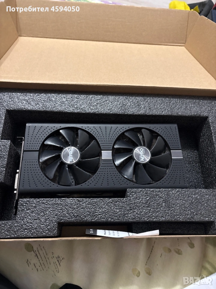 видео карта radeon rx580 sapphire nitro 8gb, снимка 1