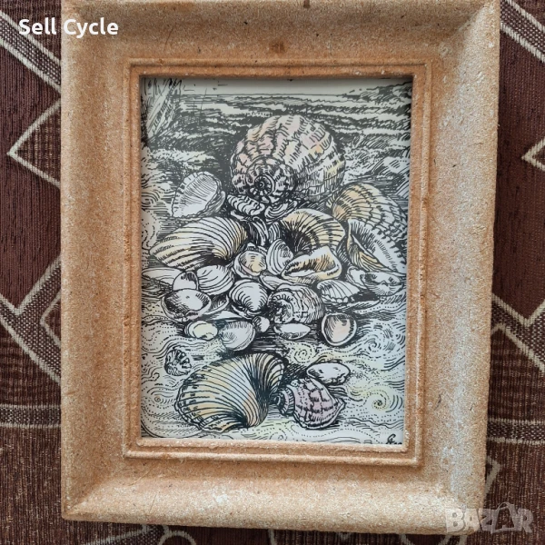 ✅КАРТИНА ТУШ И МОЛИВ - МИДИ - 17,5/23,5 СМ. ❗, снимка 1