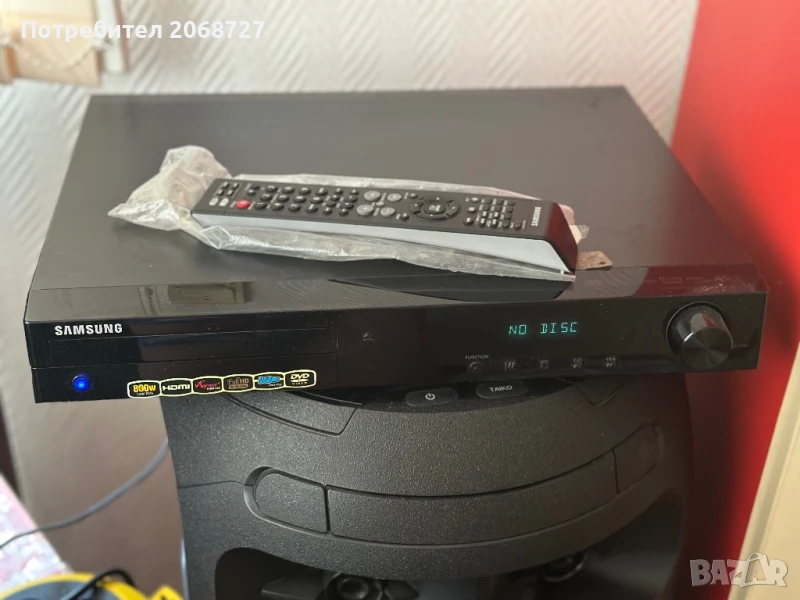 Samsung HT-TZ212 с дистанционно, снимка 1