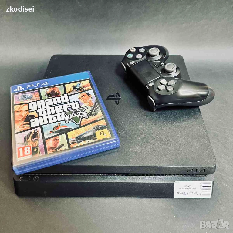 Конзола SONY - PS4 с 1бр. джойстик и 1бр. игра, снимка 1