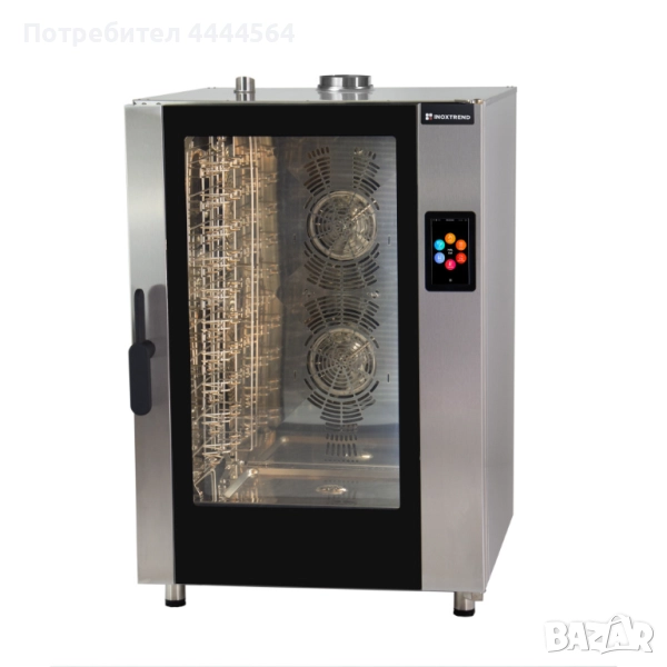 Газов сладкарски конвектомат с 10 нива, снимка 1