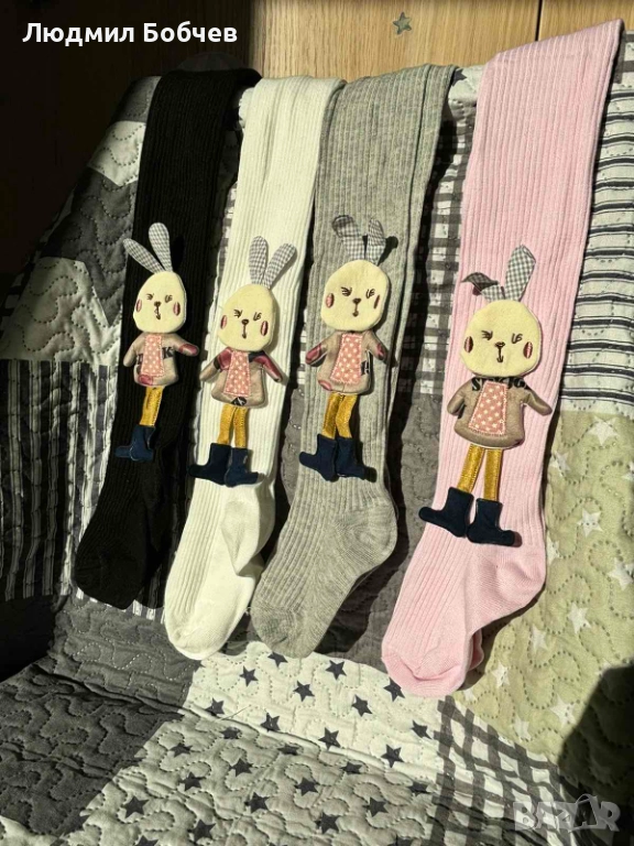 Нови Детски чорапогащници, еластични с много качествена изработка с дължина 74см. – 5бр. за брой. Ак, снимка 1