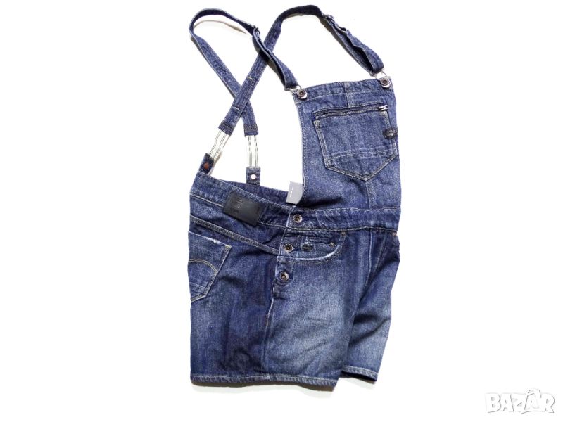 Нови G-star Raw Midge Short Overall WMN Дамски Къс Дънков Гащеризон , снимка 1