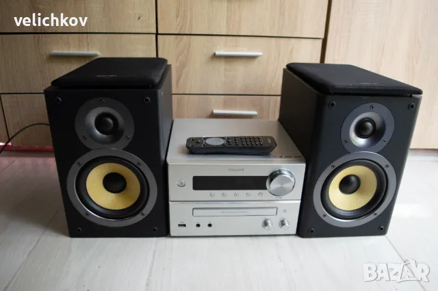 МИКРО МУЗИКАЛНА СИСТЕМА PHILIPS BTD7170/12 DVD MICRO SYSTEM, снимка 5 - Аудиосистеми - 46896117