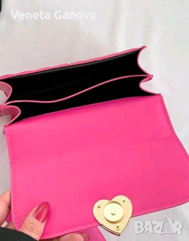 Модерна чантичка в оранжево или розово , снимка 6 - Чанти - 45543579