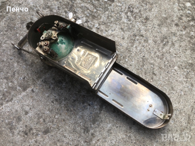 стара немска сигнална лампа /прожектор/ "DOMINIT"- WWII, снимка 16 - Антикварни и старинни предмети - 51548966