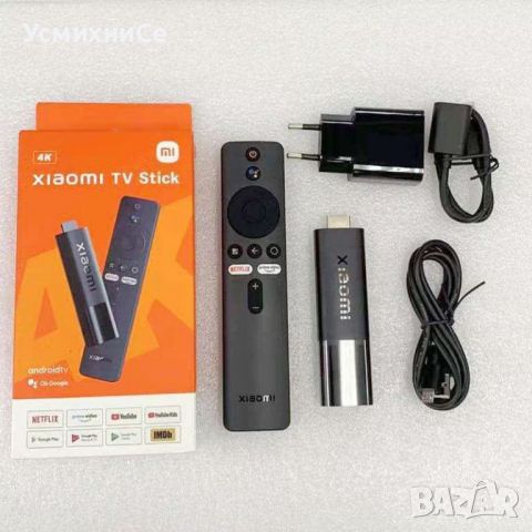 XIAOMI Mi TV Stick 4K + БЕЗПЛАТНА ДОСТАВКА, снимка 1 - Плейъри, домашно кино, прожектори - 46189641