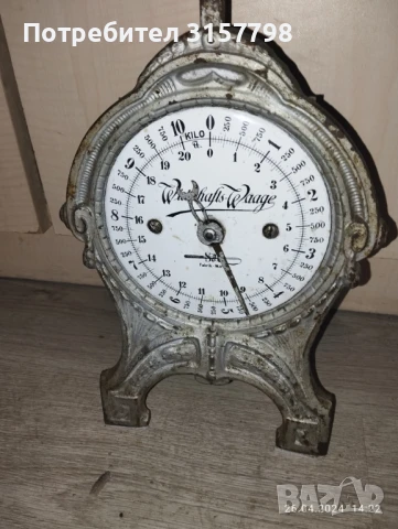 Стар кантар арт нуво, снимка 3 - Други ценни предмети - 50768434