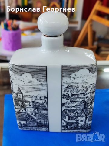 Порцеланова бутилка с 4 чашки Altenkunstadt Germany

, снимка 3 - Антикварни и старинни предмети - 46425461
