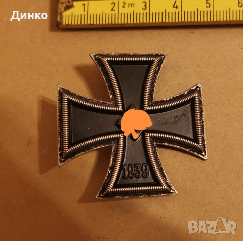 Немски медал желязен кръст първа степен реплика., снимка 1 - Антикварни и старинни предмети - 44943819