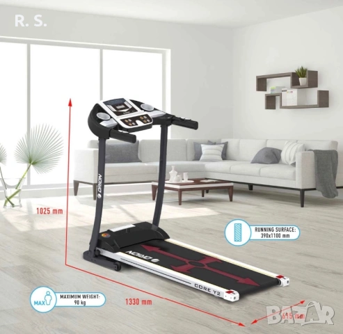 Бягаща пътека Orion Smart Core Y2-IN, снимка 5 - Фитнес уреди - 53183926